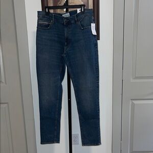Sun + Stone Dark Blue Slim Jeans Inseam 30